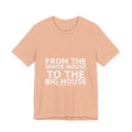 Folded peach From the White House to the Big House anti-Trump protest t-shirt by Peach2Impeach